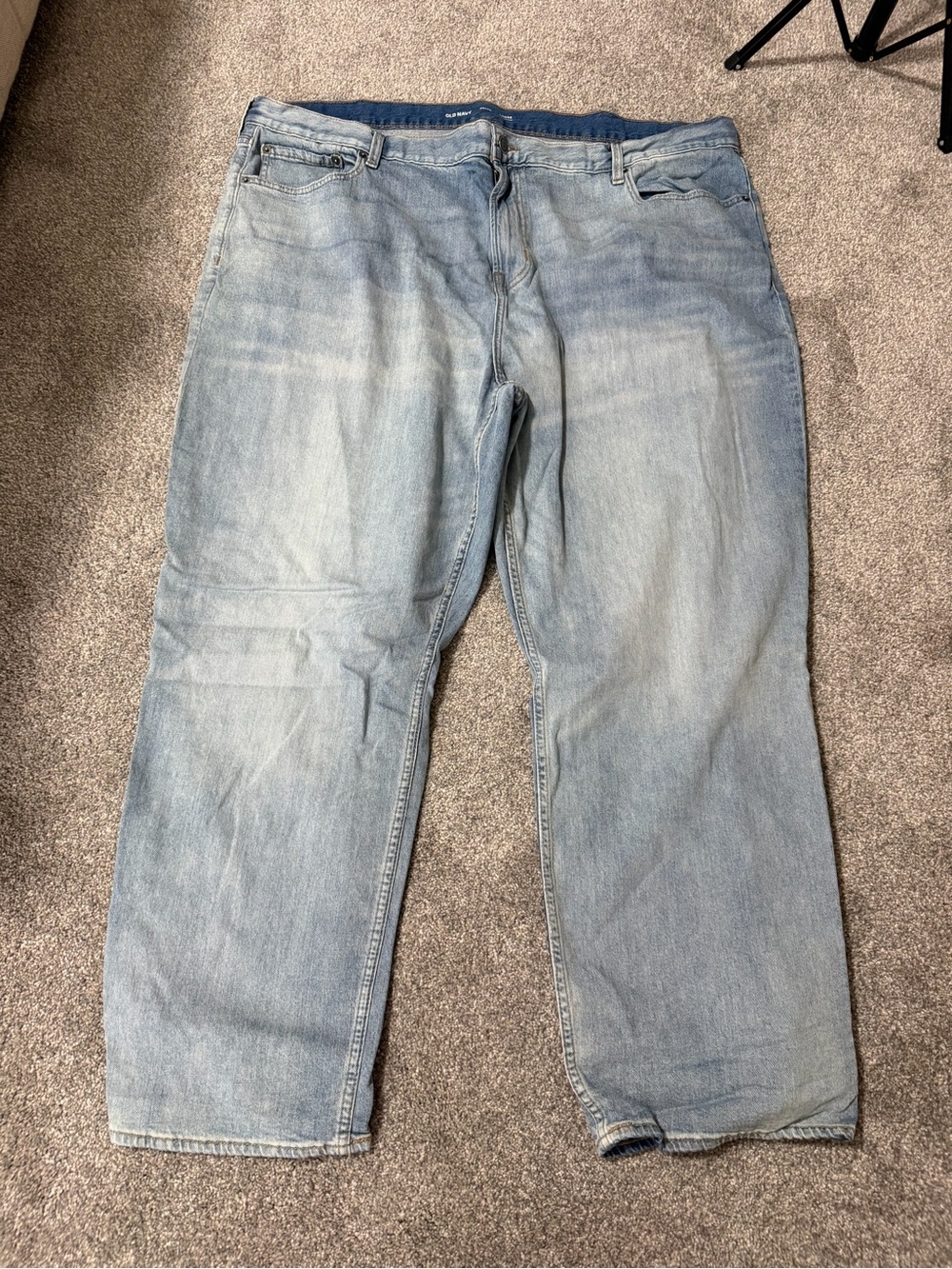 Old Navy Light Wash Relaxed Fit Men's Jeans 48x30